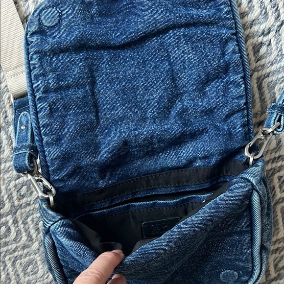 Zara Denim Crossbody Bag - Picture 3 of 6
